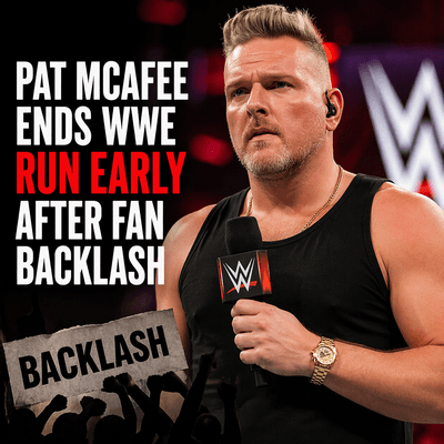 Pat McAfee’s WWE Exit Comes Sooner Than Expected After Backlash